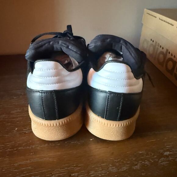Adidas Samba XLG Black White Leather Suede Athletic Sneaker- Size 9.5W 8.5M - Picture 6 of 8
